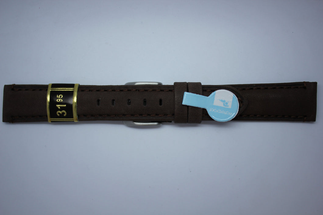 18mm Padded Waterproof Leather - Brown