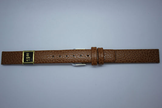 12mm Flat Calf Leather - Light Brown