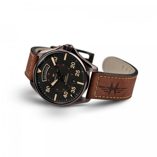 Hamilton KHAKI AVIATION DAY DATE AUTO 42mm H64605531 - Arnik Jewellers