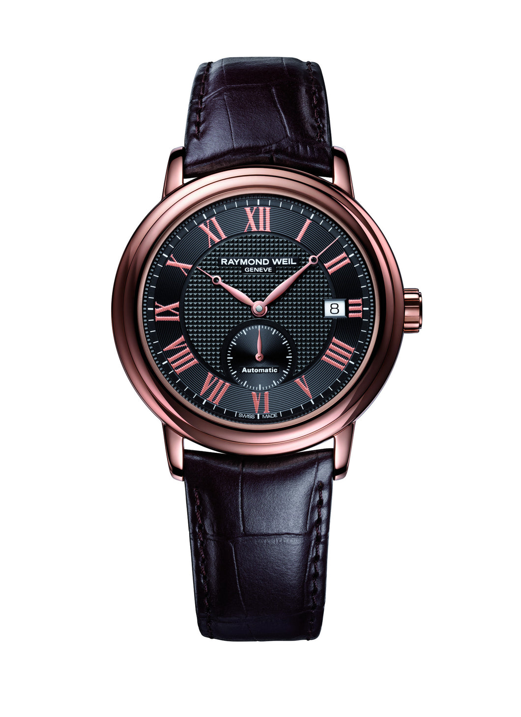 Raymond Weil Maestro Automatic 39.5mm Rose Gold PVD 2838PC500209 - Arnik Jewellers