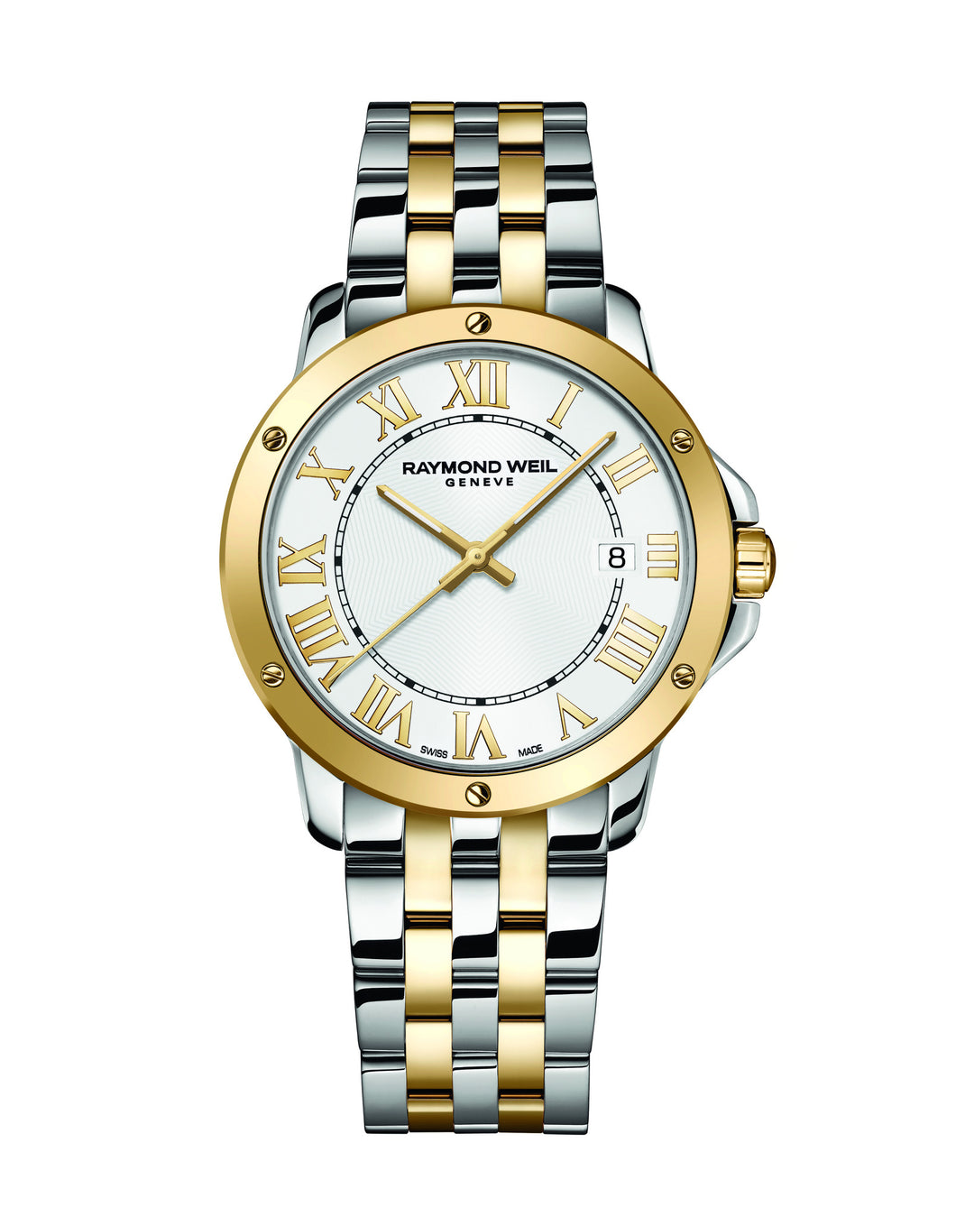 Raymond Weil Tango Quartz 39mm Yellow Gold PVD/Stainless Steel 5591STP00308 - Arnik Jewellers