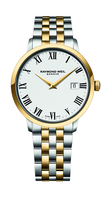 Raymond Weil Toccata Quartz 39mm Yellow Gold PVD/Stainless Steel 5488STP00300 - Arnik Jewellers